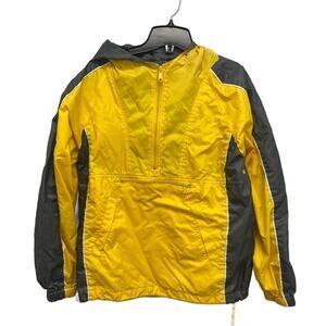 Fu Da Sport Mens Small Half Zip Lightweight Pullover Rain jacket Wind Breaker